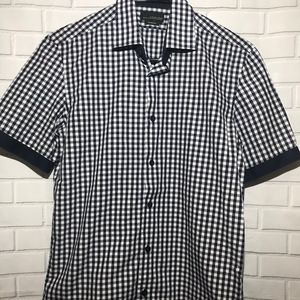 Zara Men Like NEW! Plaid Short Sleeve Shirt